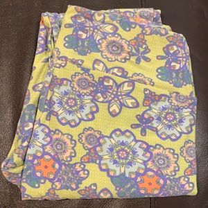 LuLaRoe One Size Adult Leggings Floral